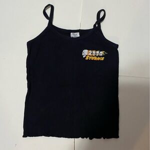 Black Ribbed Knit Sturgis Tank